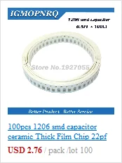 100pcs Ceramic capacitor 50V 1pF ~ 100nF 0.1uF 104 4.7PF 10PF 22PF 33PF 47PF 100PF 101 220PF 221 330PF 470PF 1NF 103 47NF 473