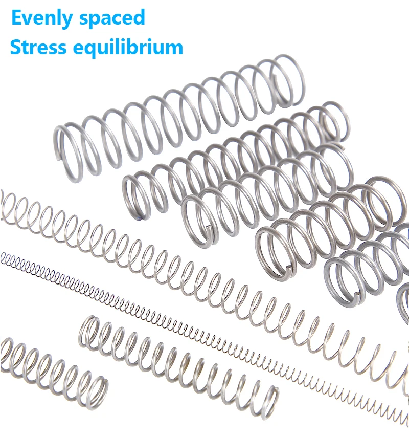 304 SUS Compressed Spring Stainless Steel Compression Spring Y-type Rotor Return Spring Wire Diameter 0.6mm 0.7mm  10PCS