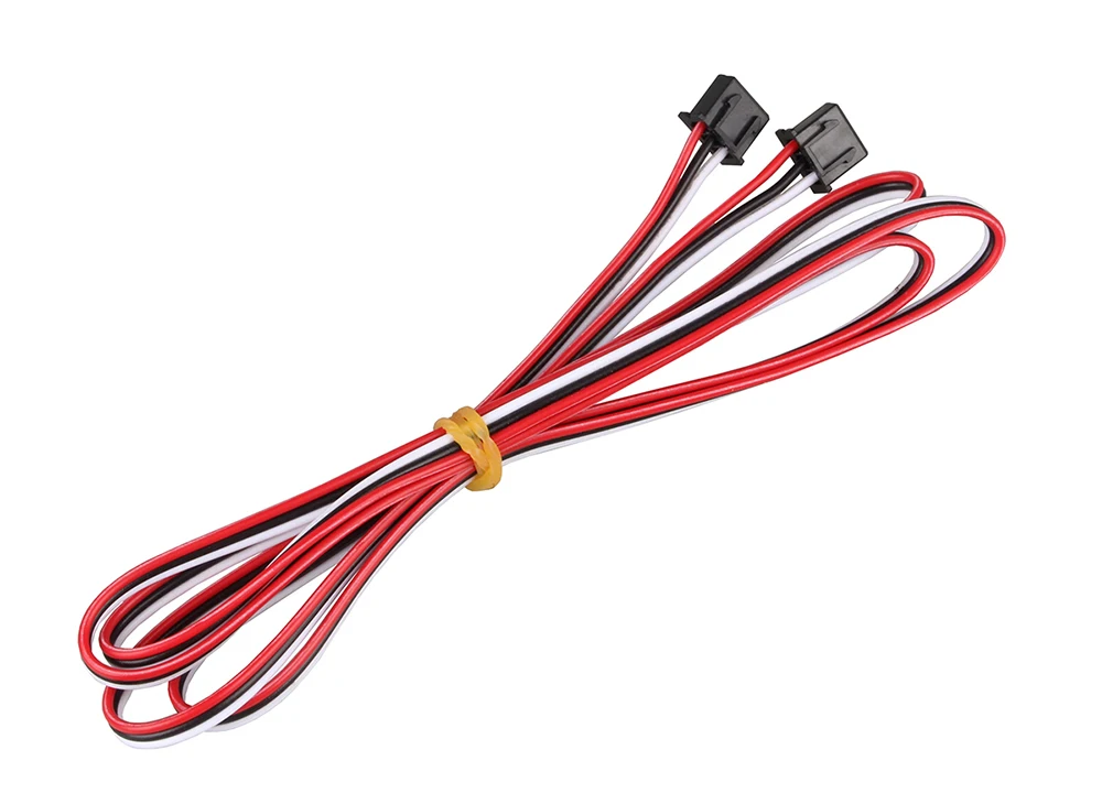 3DSWAY 4pcs/lot 3D Printer Parts 1M/2M XH2.54 3PIN Cable Endstop Mechanical Limit Optical Switch Connection Wire