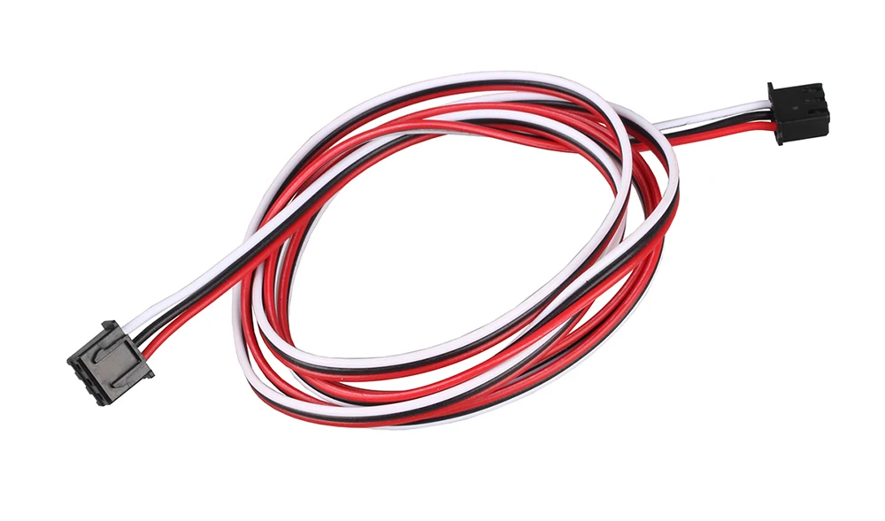 3DSWAY 4pcs/lot 3D Printer Parts 1M/2M XH2.54 3PIN Cable Endstop Mechanical Limit Optical Switch Connection Wire