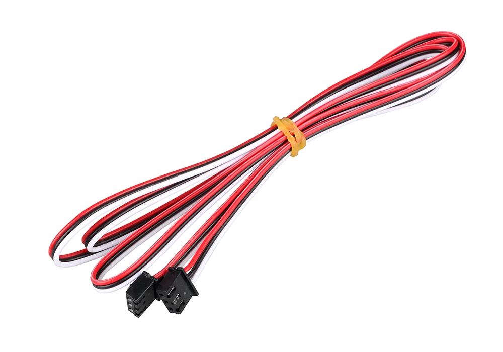 3DSWAY 4pcs/lot 3D Printer Parts 1M/2M XH2.54 3PIN Cable Endstop Mechanical Limit Optical Switch Connection Wire
