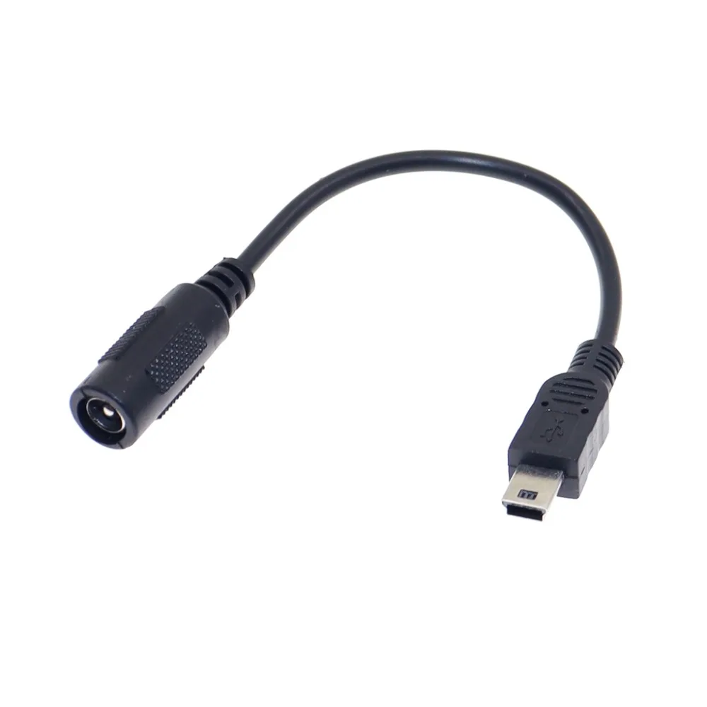 5.5*2.1mm 4.0*1.7mm DC Power Plug Waterproof Jacket Female To Micro USB / Mini USB / Type C Male Adapter Cable