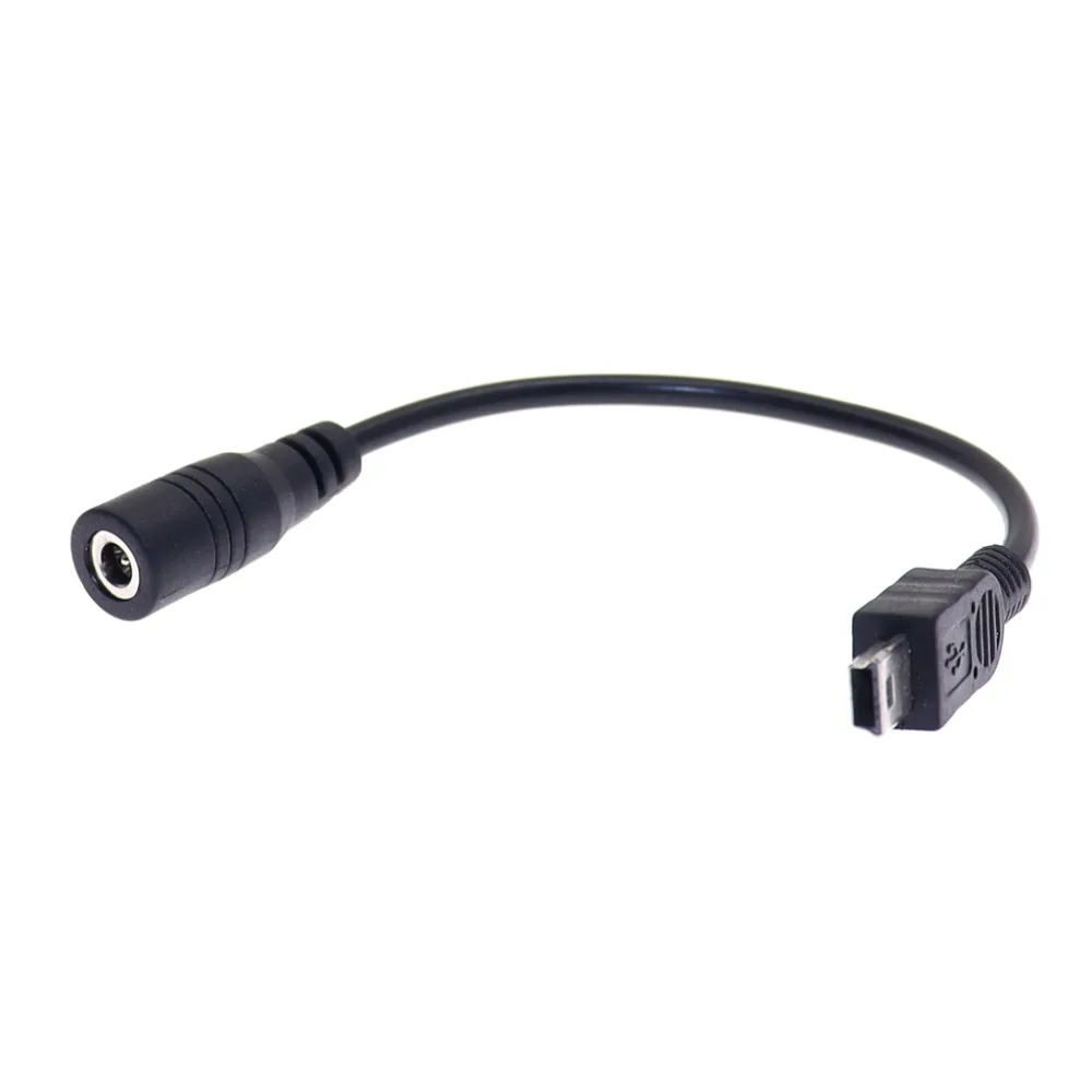 5.5*2.1mm 4.0*1.7mm DC Power Plug Waterproof Jacket Female To Micro USB / Mini USB / Type C Male Adapter Cable