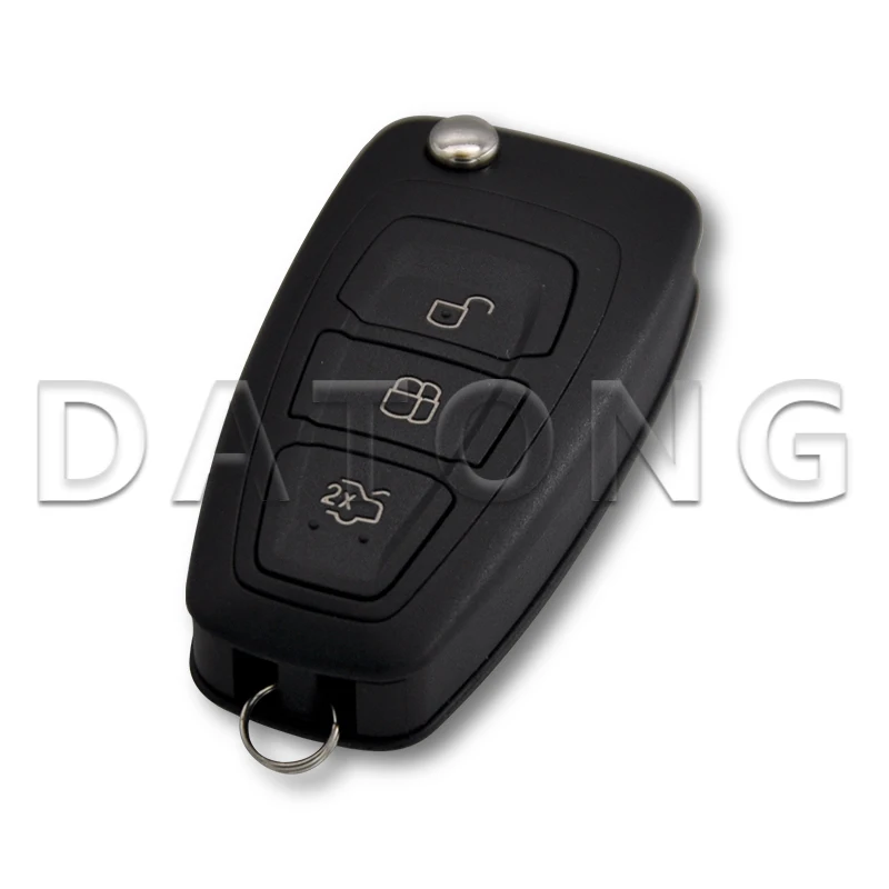 Datong World Car Key Fit For Ford Focus Transit C-Max S-Max MK3 Mondeo 4D63+/83 Chip 433MHz FSK 5WK50165 5WK50166 5WK50168