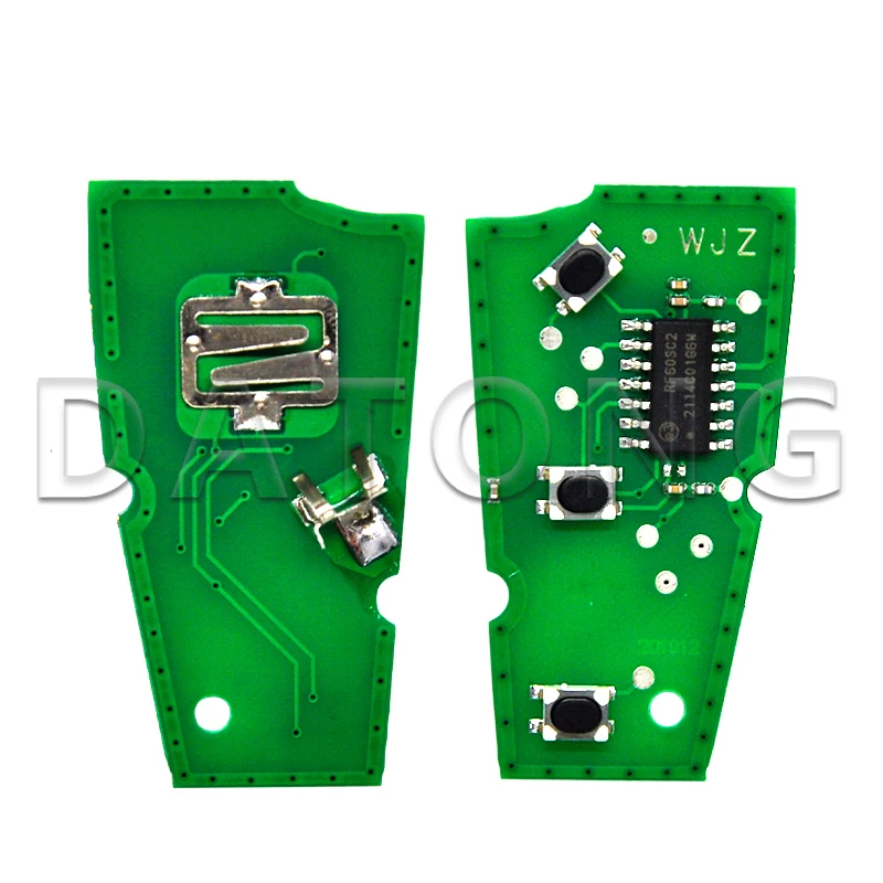 Datong World Car Key Fit For Ford Focus Transit C-Max S-Max MK3 Mondeo 4D63+/83 Chip 433MHz FSK 5WK50165 5WK50166 5WK50168