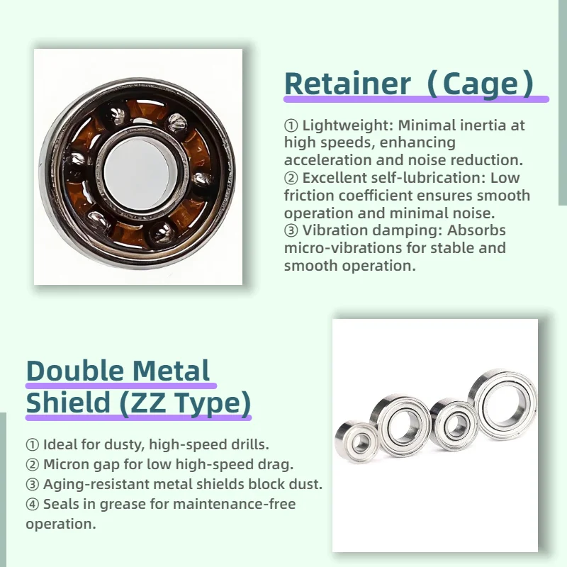 For STRONG 102 102L 105L 120 H120 107 II Carbon Brush Micromotor Handpiece Ball Bearing Electric Nails Drill 1480 1260 940 830