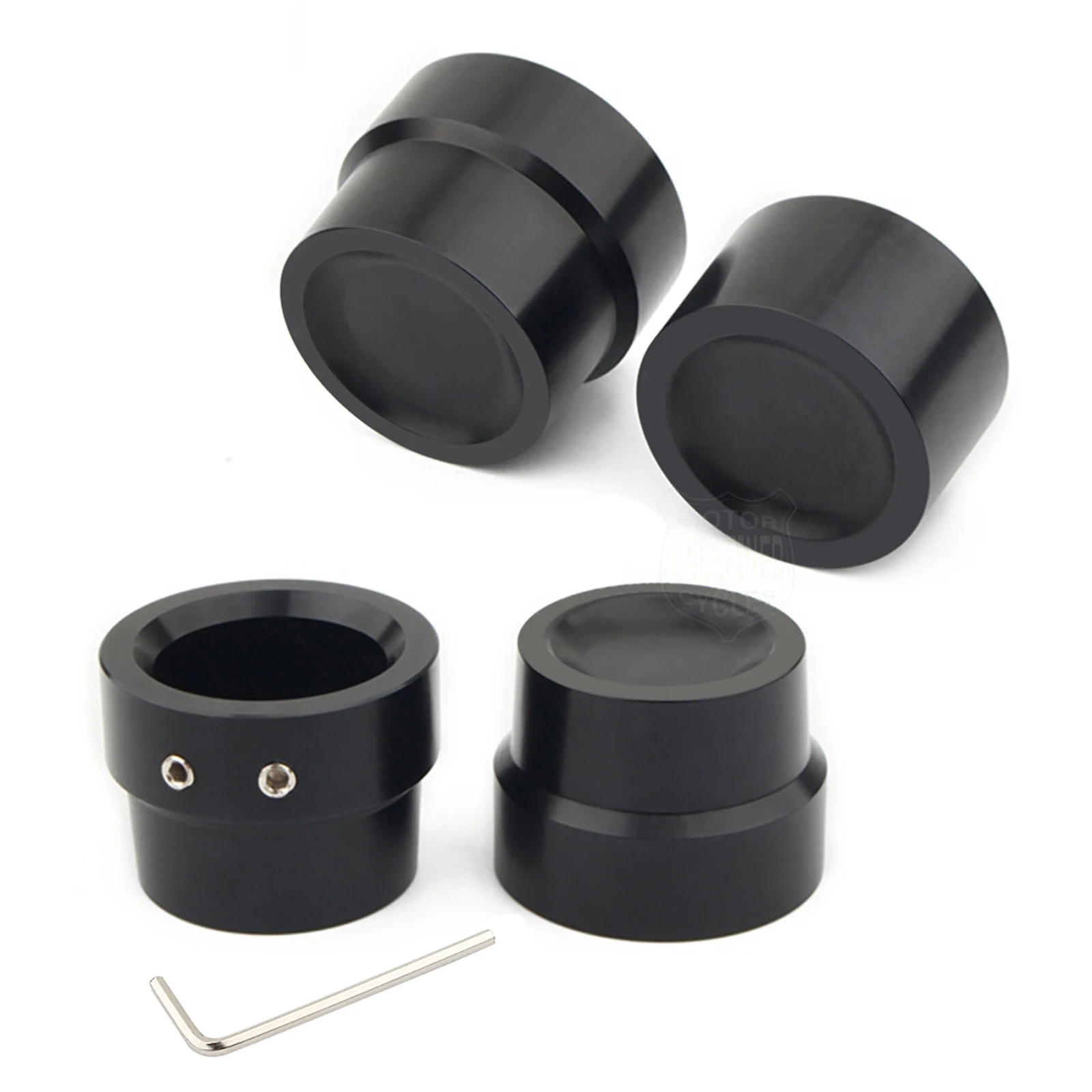 Motorcycle Front Rear Axle Nut Cover Caps CNC Black For Harley Touring Road Glide Low Rider Sportster Iron 883 XL1200 Softail