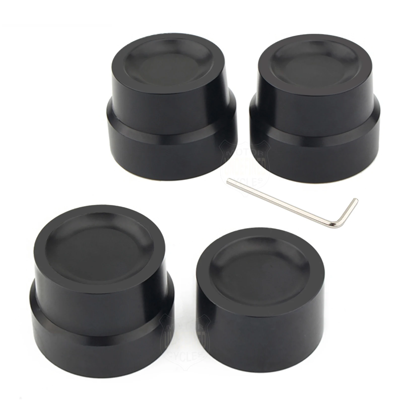 Motorcycle Front Rear Axle Nut Cover Caps CNC Black For Harley Touring Road Glide Low Rider Sportster Iron 883 XL1200 Softail