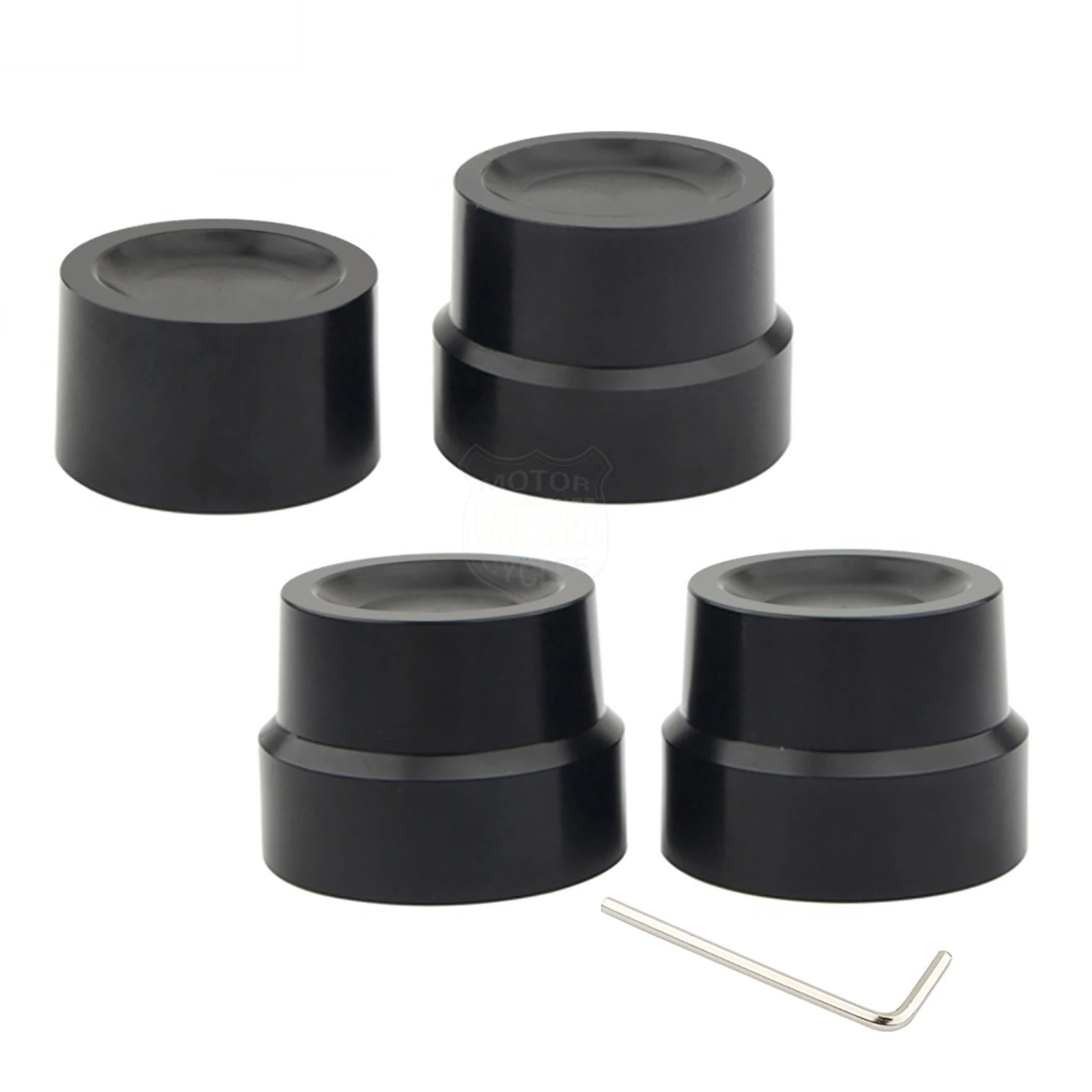 Motorcycle Front Rear Axle Nut Cover Caps CNC Black For Harley Touring Road Glide Low Rider Sportster Iron 883 XL1200 Softail