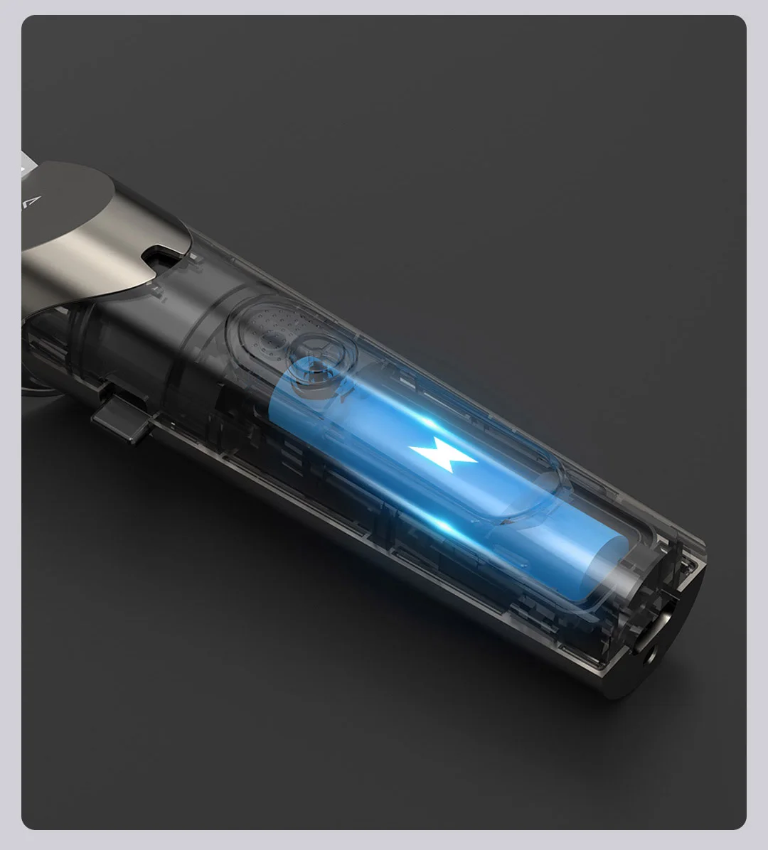 RIWA Hair Clipper Professional Electric Trimmer For Men With LED Screen Washable Rechargeable Men Strong Power Steel Head
