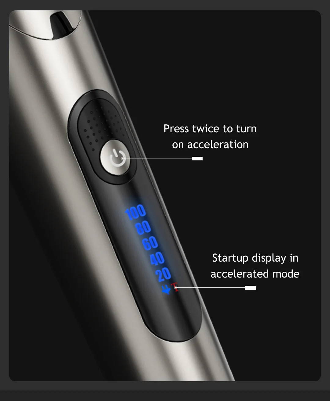RIWA Hair Clipper Professional Electric Trimmer For Men With LED Screen Washable Rechargeable Men Strong Power Steel Head