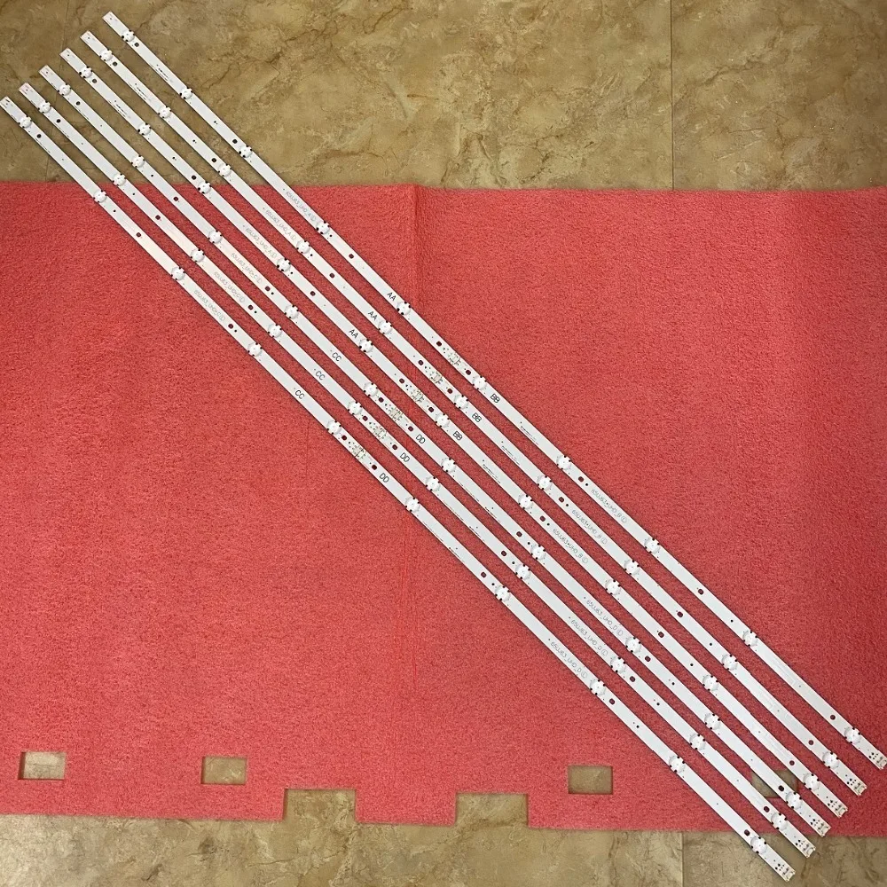 12 PCS/set LED Backlight Strip for TV 65UJ634V 65UJ6300 65UJ630V 65UJ5500 65UK6100 65UJ63_UHD_A B C D NC650DGEAAFX7 EAV64054301