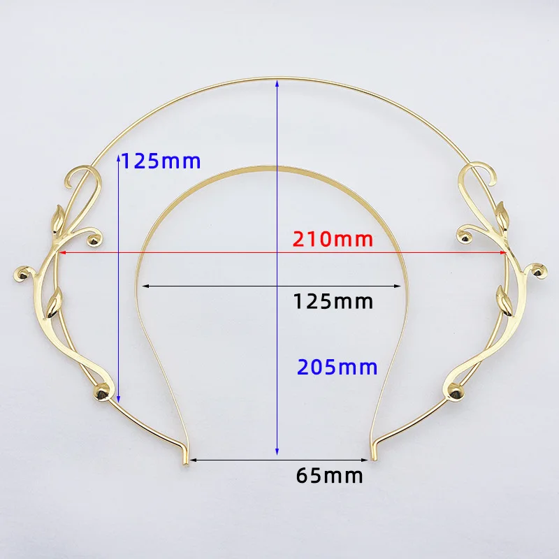 Women Girls Angel Bridal Silvery Gold Halo Headband Goddess Crown Photoshoot Hair Band Wedding Accessory