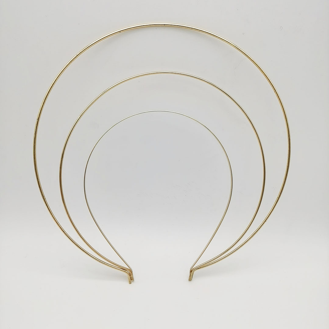 Women Girls Angel Bridal Silvery Gold Halo Headband Goddess Crown Photoshoot Hair Band Wedding Accessory