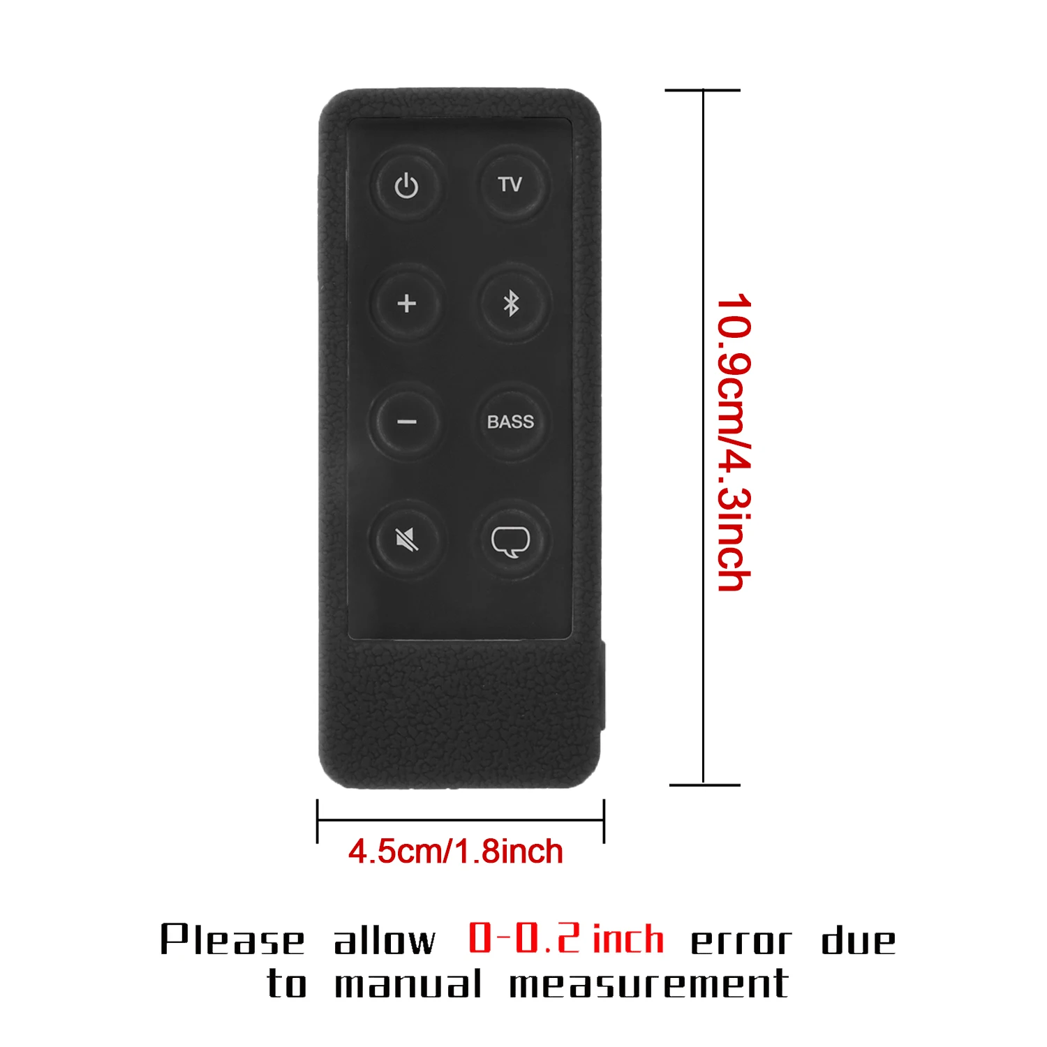 Protective Case Fit for Bose SOLO 5 15 II CD Player Remote Control Music Sound System Shockproof Silicone Cover With Waterproof