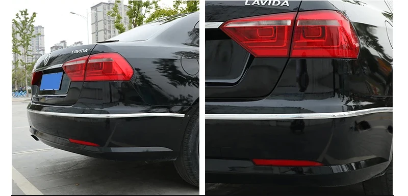Car Body Strip Bumper Auto Door Protective Moulding Styling Trim Sticker Anti-Collision Tape Bumper Grill Chrome Moulding Trim