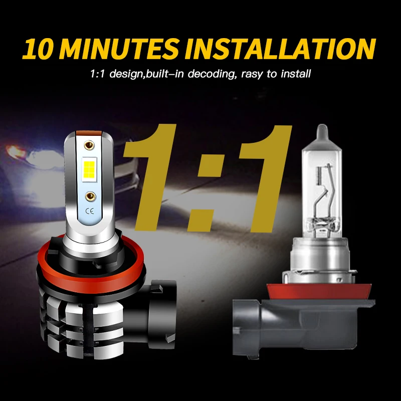Motorcycle 9600LM LED Headlight High Low Beam Park Light Bulbs Kit 4PCS White 6000K For 2008 2009 Suzuki GSXR 600 750
