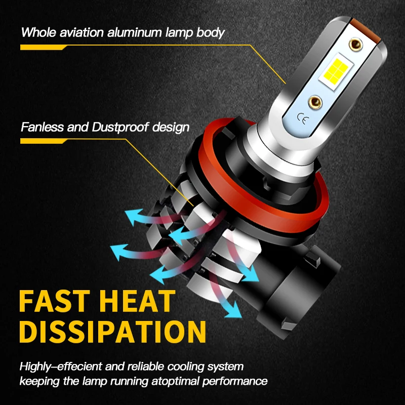 Motorcycle 9600LM LED Headlight High Low Beam Park Light Bulbs Kit 4PCS White 6000K For 2008 2009 Suzuki GSXR 600 750