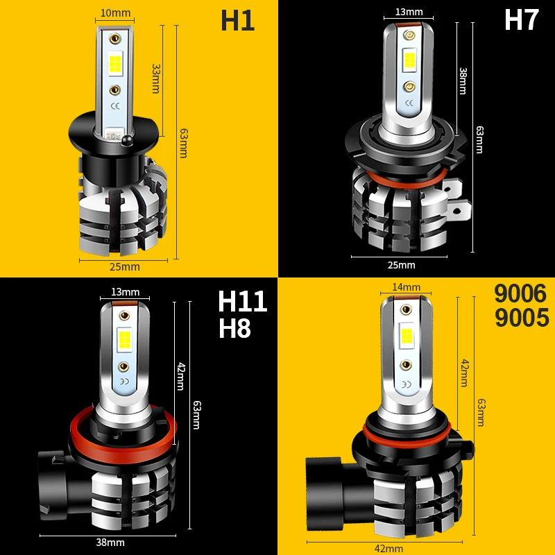 Motorcycle 9600LM LED Headlight High Low Beam Park Light Bulbs Kit 4PCS White 6000K For 2008 2009 Suzuki GSXR 600 750