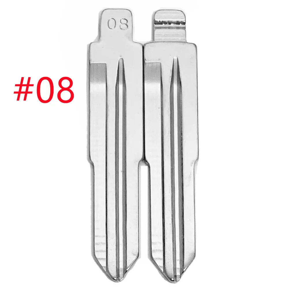15 Types Universal Car Key Blank 01/02/06/07/15/13/19 KD Blade HU49 TOY43 CY24 MIT11 HYN11 TOY48 FO38 Blade for KD Xhorse Remote