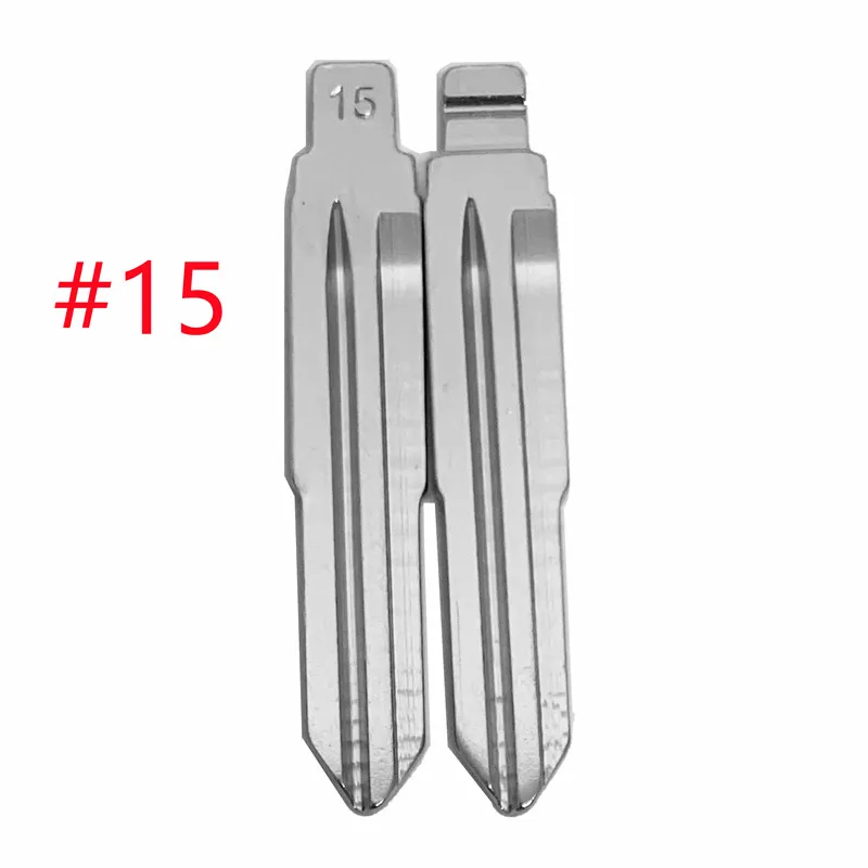 15 Types Universal Car Key Blank 01/02/06/07/15/13/19 KD Blade HU49 TOY43 CY24 MIT11 HYN11 TOY48 FO38 Blade for KD Xhorse Remote
