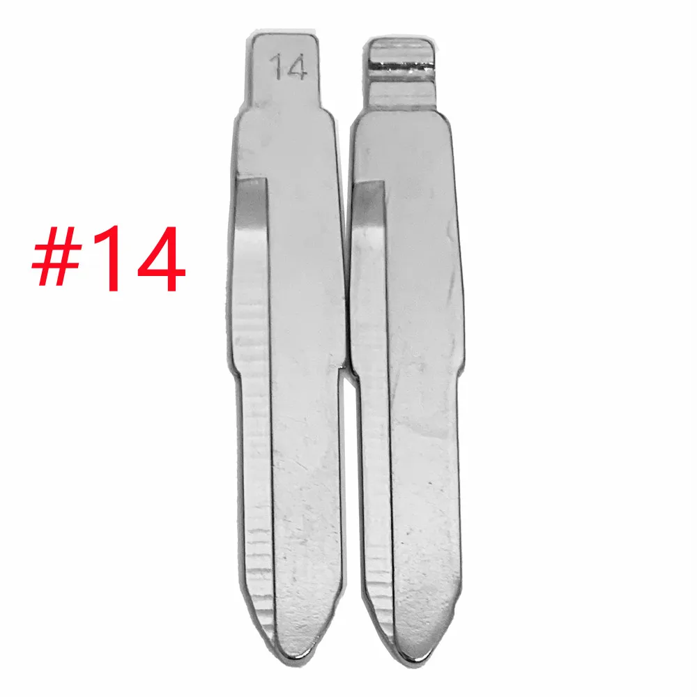 15 Types Universal Car Key Blank 01/02/06/07/15/13/19 KD Blade HU49 TOY43 CY24 MIT11 HYN11 TOY48 FO38 Blade for KD Xhorse Remote