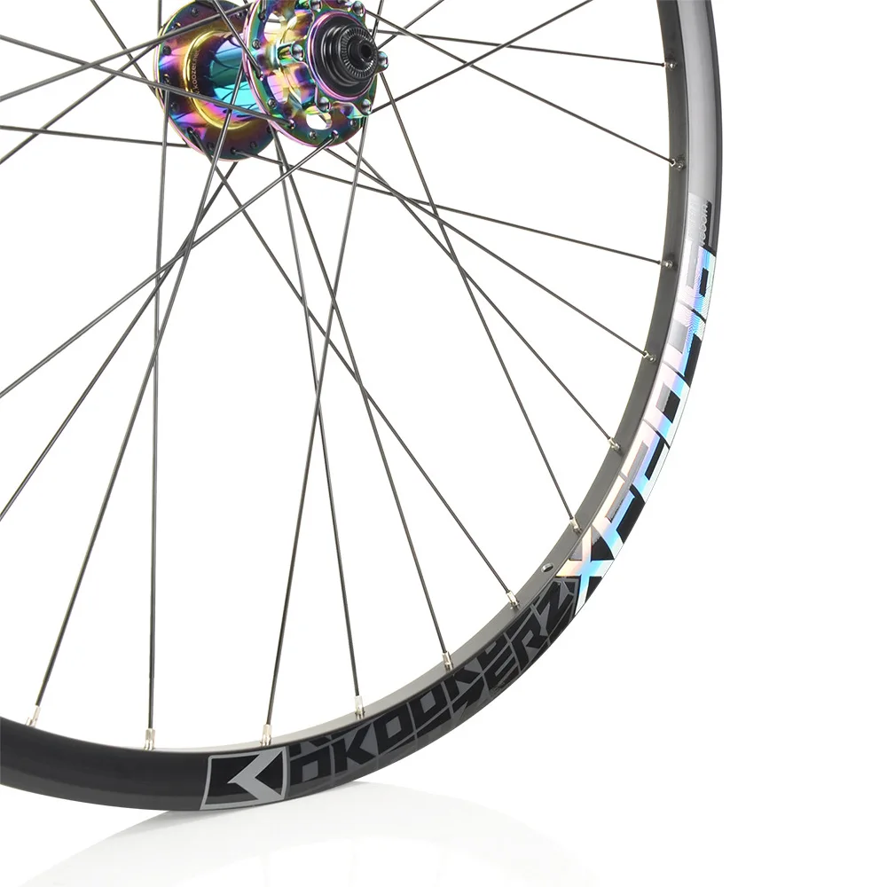 KOOZER XF2046 Mountain bike wheelset 26/27.5/29er inch MTB rim 4 Bearing Thru QR XM490PRO hub HG XD MS 8 9 10 11 12speed Wheels
