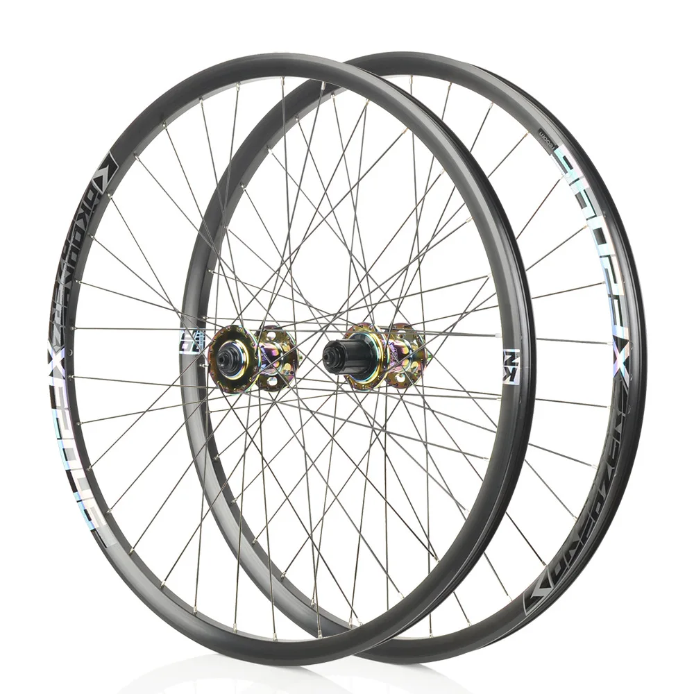 KOOZER XF2046 Mountain bike wheelset 26/27.5/29er inch MTB rim 4 Bearing Thru QR XM490PRO hub HG XD MS 8 9 10 11 12speed Wheels