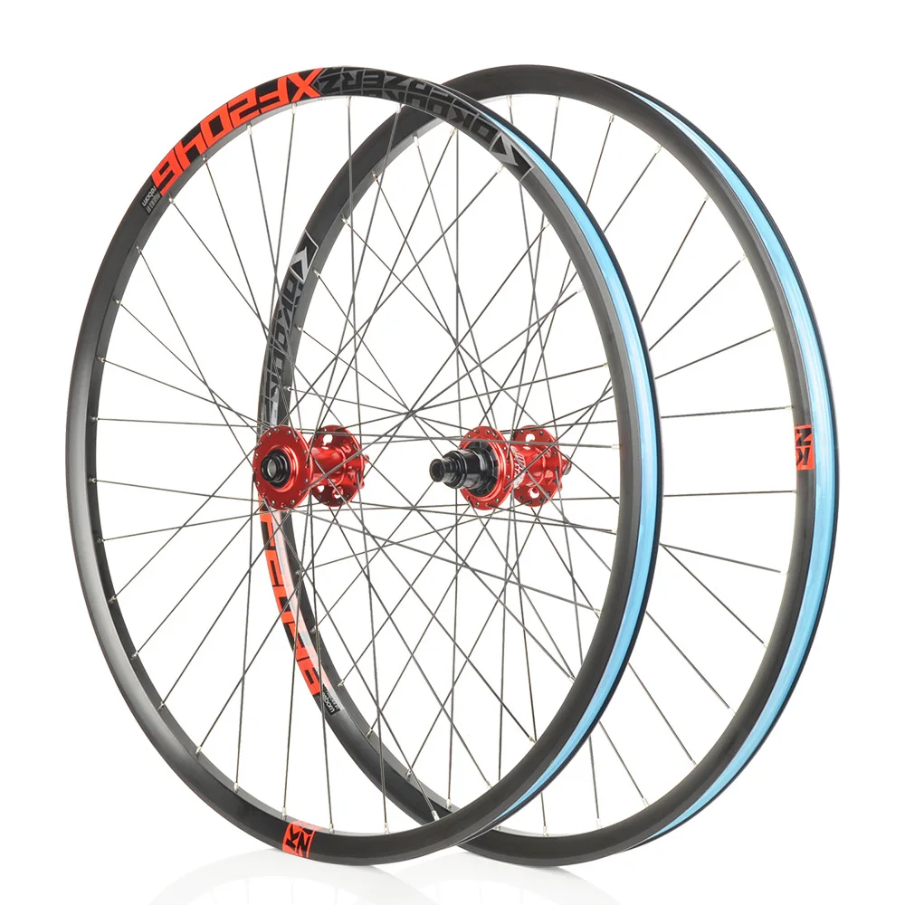 KOOZER XF2046 Mountain bike wheelset 26/27.5/29er inch MTB rim 4 Bearing Thru QR XM490PRO hub HG XD MS 8 9 10 11 12speed Wheels