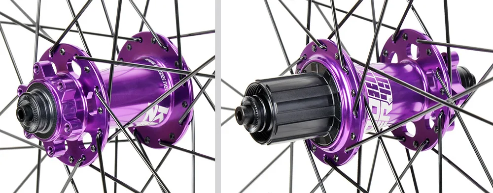 KOOZER XF2046 Mountain bike wheelset 26/27.5/29er inch MTB rim 4 Bearing Thru QR XM490PRO hub HG XD MS 8 9 10 11 12speed Wheels