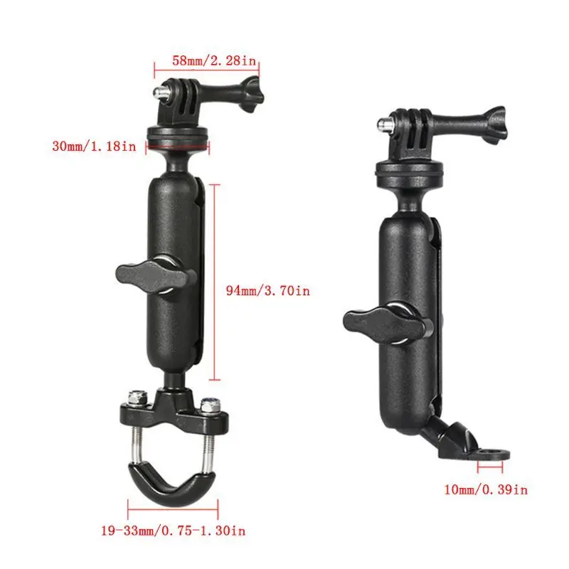 For Gopro Motorcycle Support Ram Mount Motorcycle Go Pro Handlebar Mount Bicycle Holder Bracket Sports Camera Support Gopro Moto