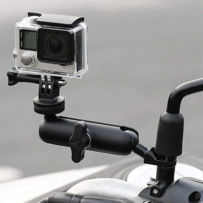 For Gopro Motorcycle Support Ram Mount Motorcycle Go Pro Handlebar Mount Bicycle Holder Bracket Sports Camera Support Gopro Moto