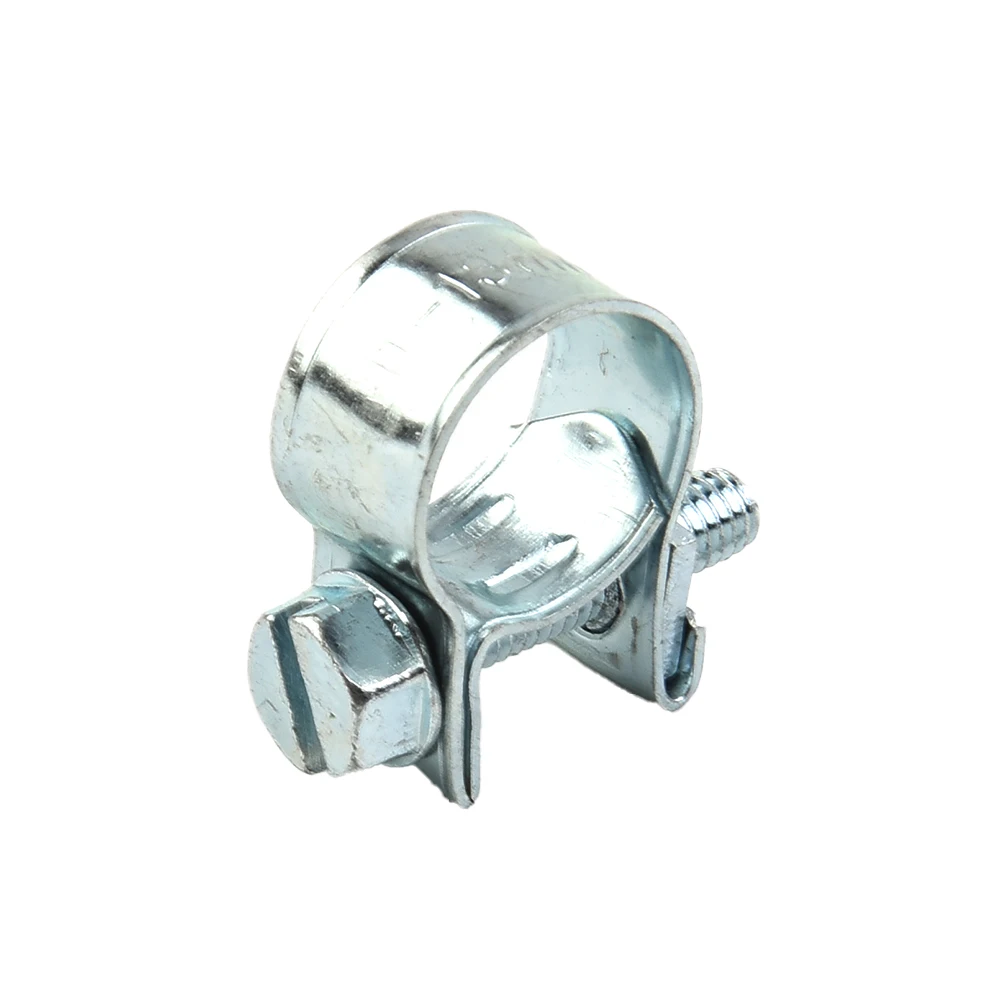 10Pcs Hose Fuel Hose Clip 7-9mm 9-11mm Carbon Steel Oil Water CPU Air Gas Pipe Fixing Tube Clamp Metal Fastener Hardware