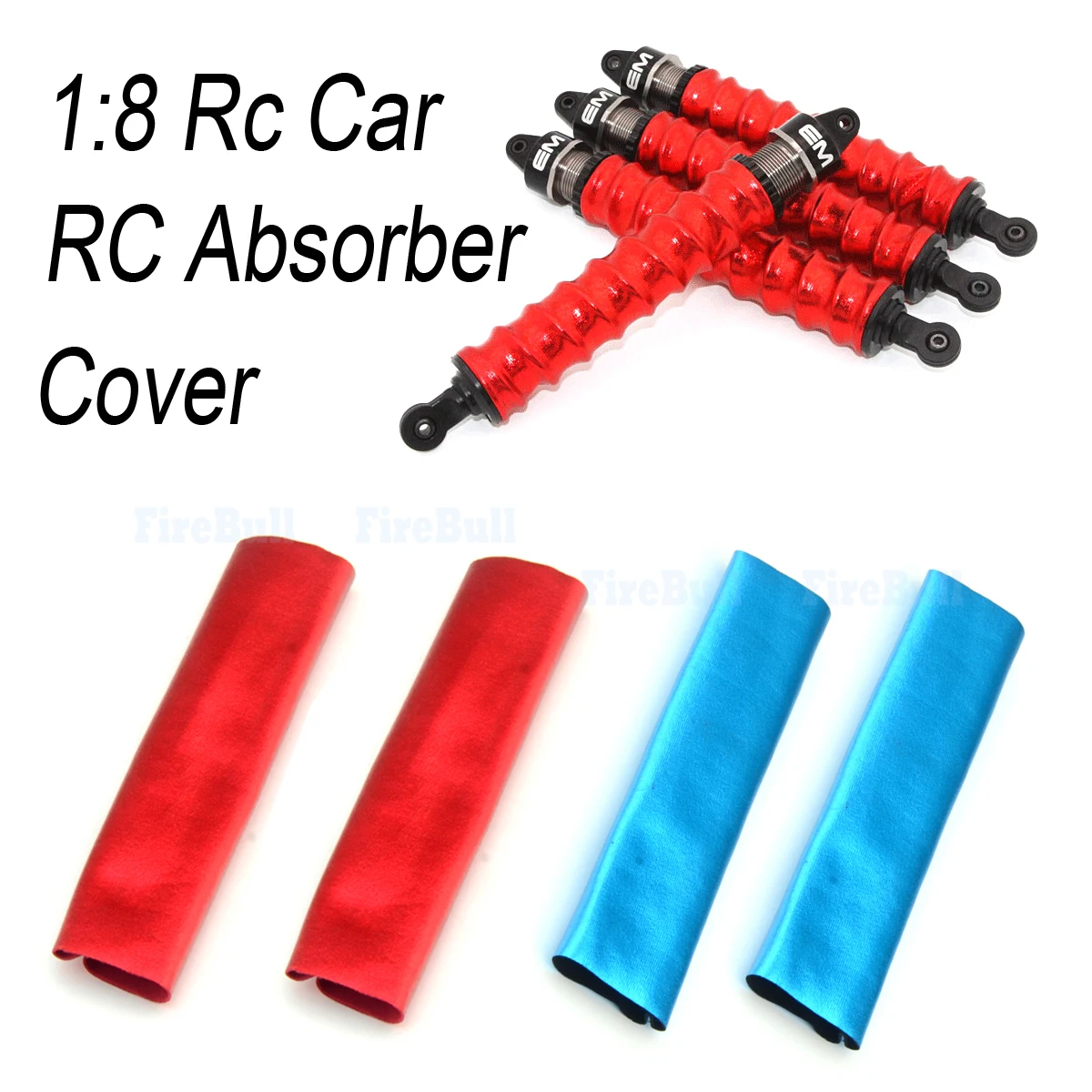 4pcs Dust-Proof Shock Absorbers Cover Absorption Guards For 1/8 RC Car Truck Buggy for HSP HPI RC Racing Car