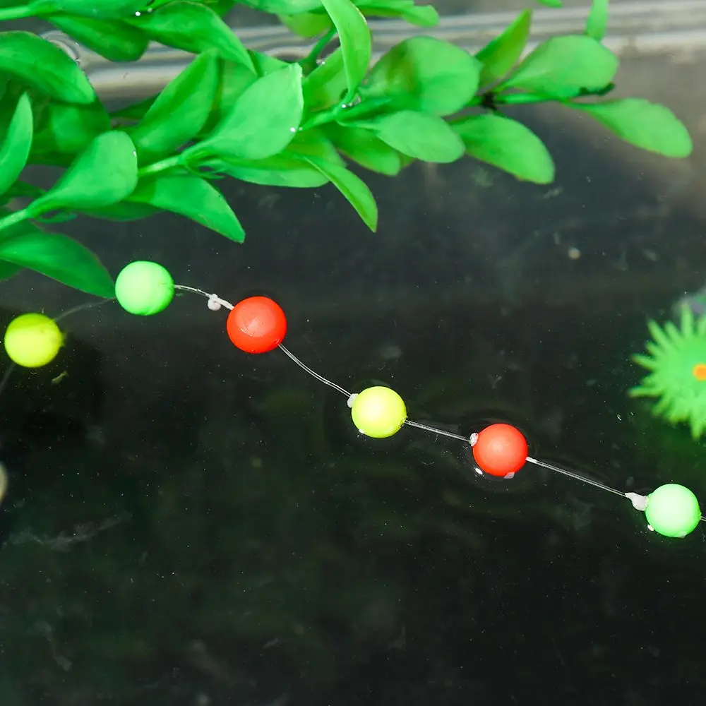 100PCS Hot EPS Stoppers Night Bottom Foam Floats Ball Beans Fishing Floats Beads