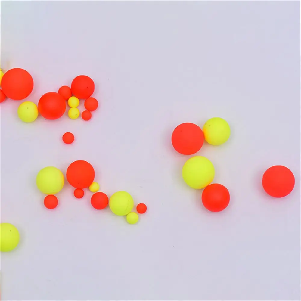 100PCS Hot EPS Stoppers Night Bottom Foam Floats Ball Beans Fishing Floats Beads