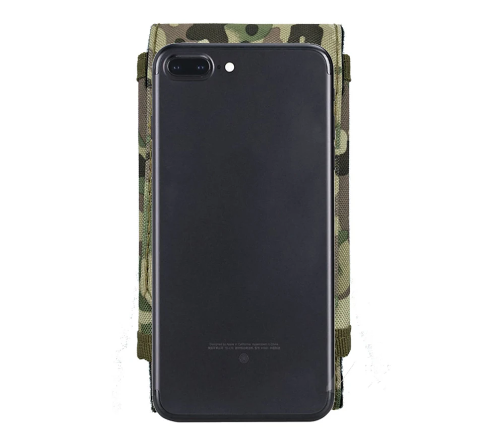 Outdoor 7inch Phone Bag Tactical Phone Holder Sport Waist Belt Case Waterproof Nylon EDC Sport Hunting Camo Bags in Backpack