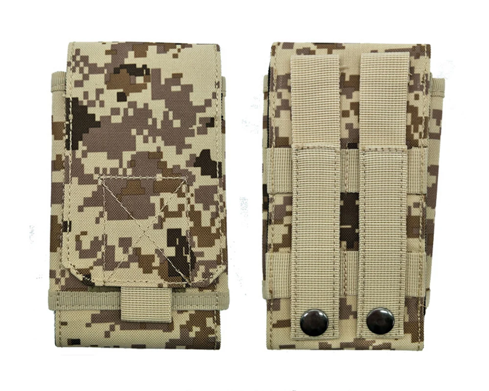 Outdoor 7inch Phone Bag Tactical Phone Holder Sport Waist Belt Case Waterproof Nylon EDC Sport Hunting Camo Bags in Backpack