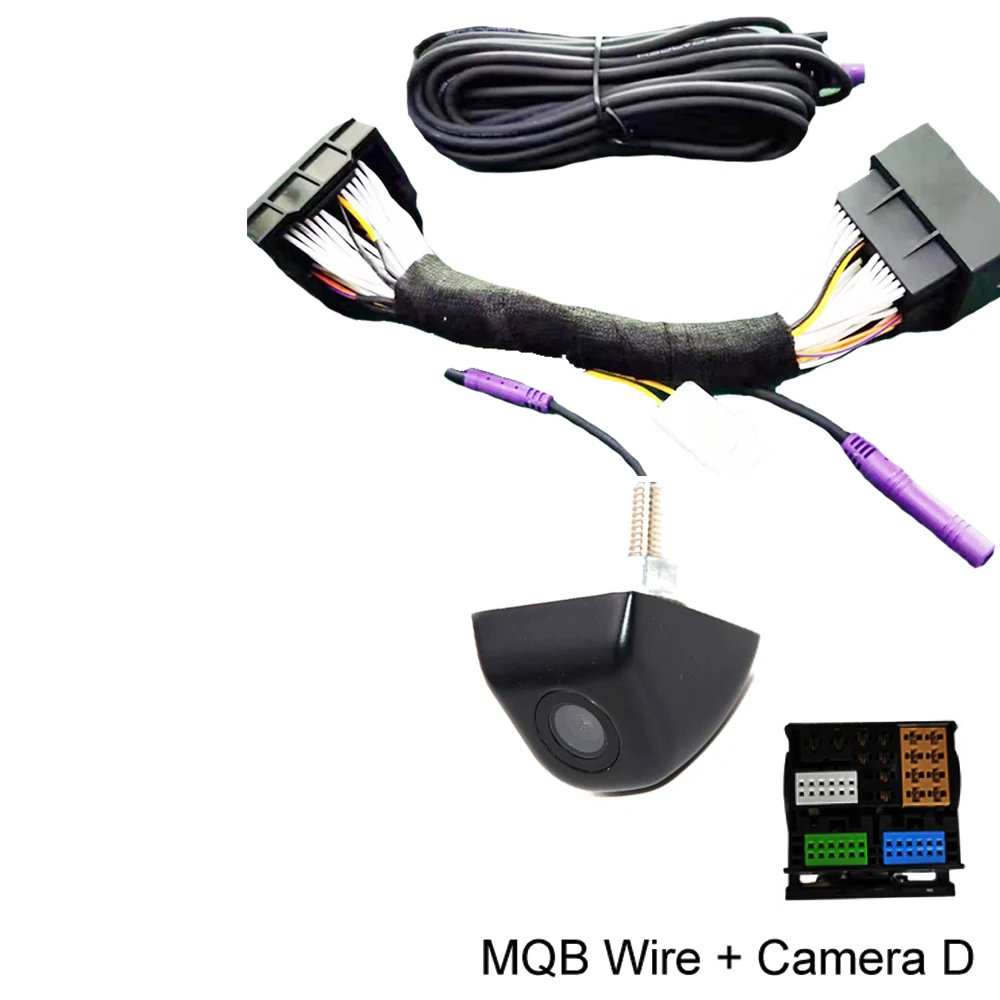 Car CanBus Reversing Parking Rear View Camera for Skoda Octavia Volkswagen Tiguan 187B 280 MQB PQ Audi A5 Q5 Dynamic Trajectory