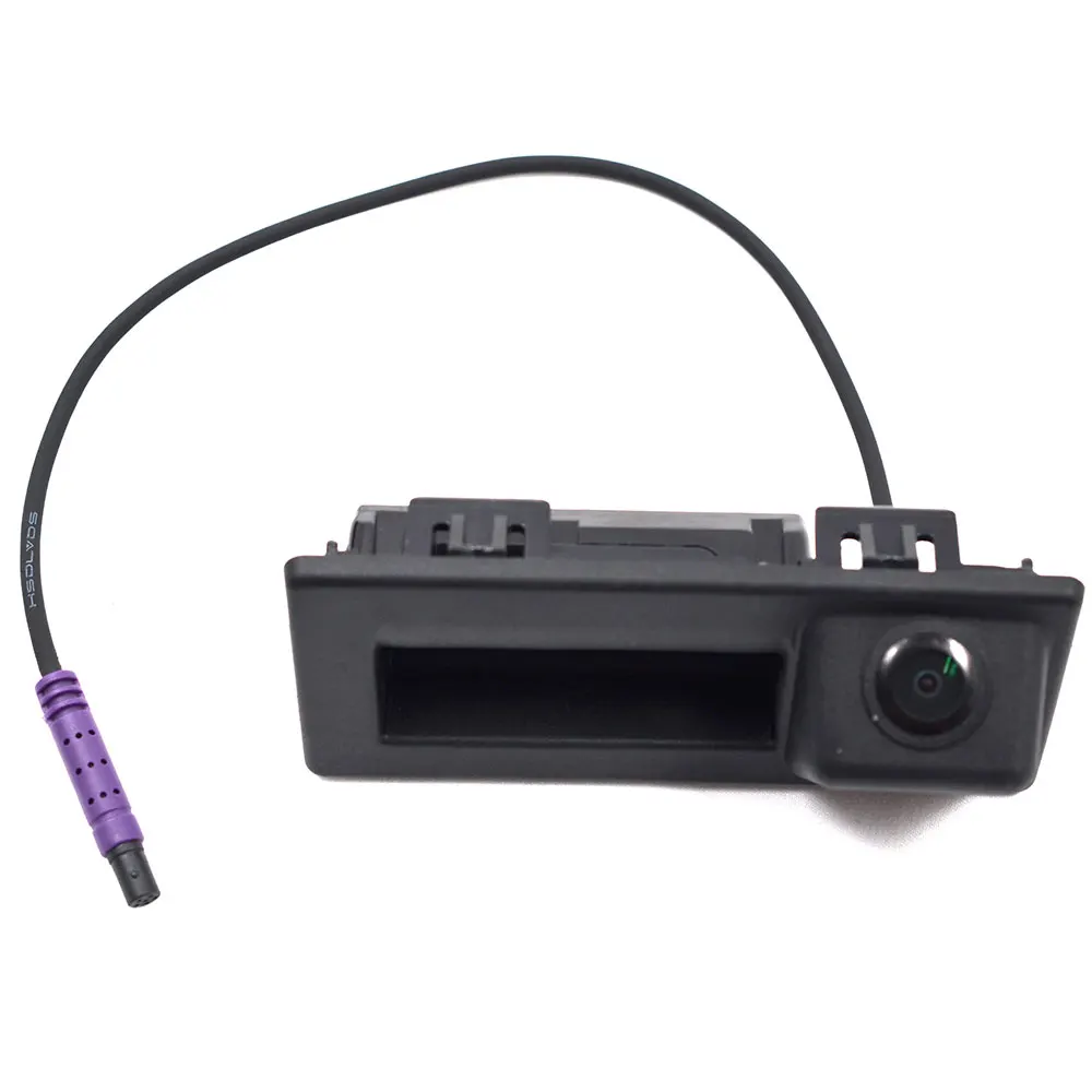 Car CanBus Reversing Parking Rear View Camera for Skoda Octavia Volkswagen Tiguan 187B 280 MQB PQ Audi A5 Q5 Dynamic Trajectory