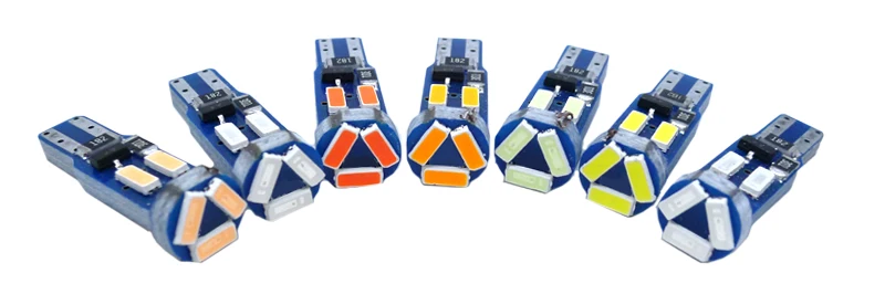 10pcs T5 Led Bulb Car Interior Dashboard Lights Instrument Lamp For Honda Civic Accord CRV Subaru Forester Outback Impreza