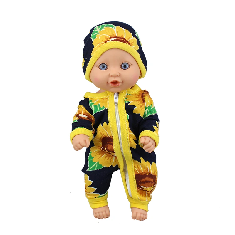 New Jumpsuit Doll Outfit For 10-12Inch Baby Doll 25-30cm Reborn Babies Doll Clothes