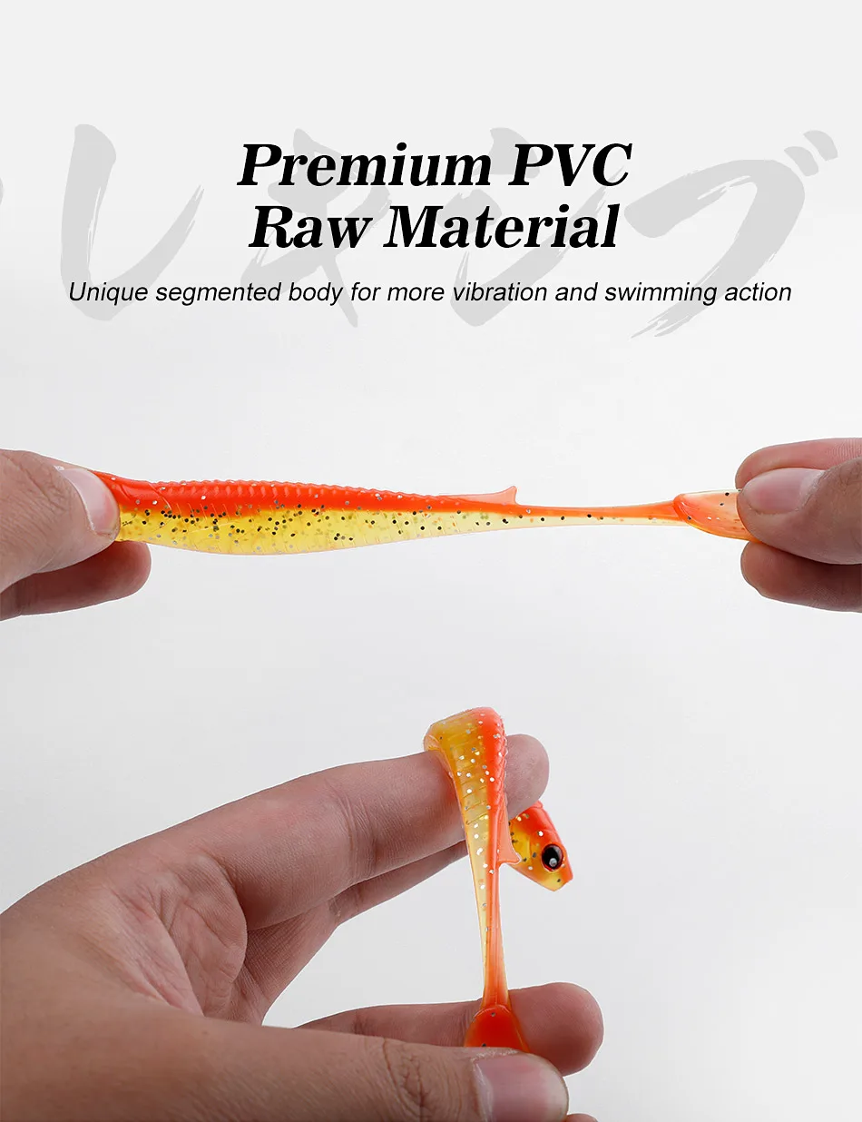 NOEBY 10cm 8g 11.5cm 13.6g Soft Lure Silicone Bait Jigging Wobbler Paddle Tail Drive Shad Artificial Swimbait Pike Leurre Souple