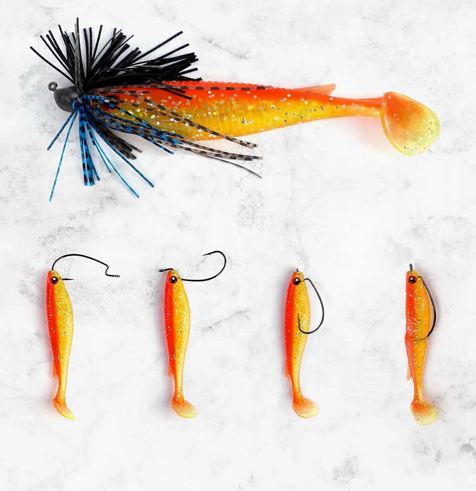 NOEBY 10cm 8g 11.5cm 13.6g Soft Lure Silicone Bait Jigging Wobbler Paddle Tail Drive Shad Artificial Swimbait Pike Leurre Souple