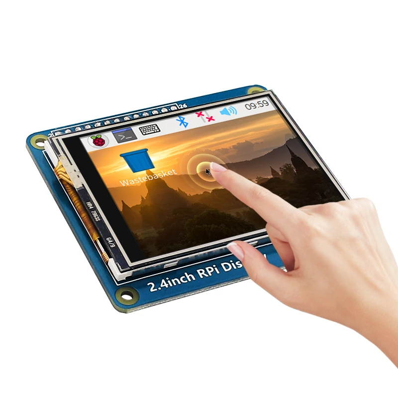 2.4 Inch Raspberry Pi Touch Screen SPI Interface TFT LCD 320×240 Pixel Display LED Backlight for Raspberry Pi 4B 3B+ Zero 2 W