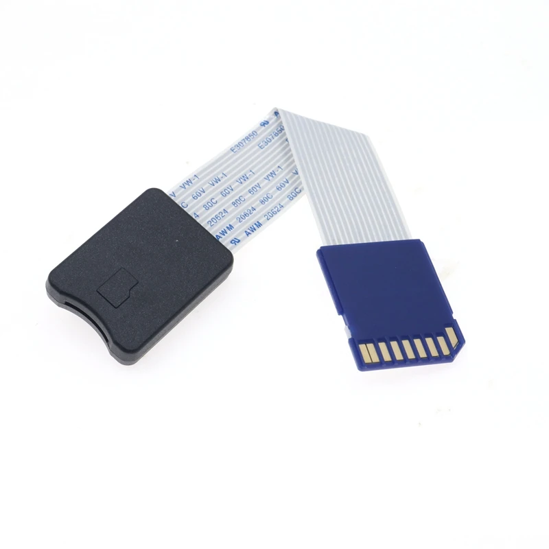 10cm 60cm TF Male Female To Micro SD Female Male Card Reader Extension Adapter Cable Extender For Car GPS Phone TV Camera