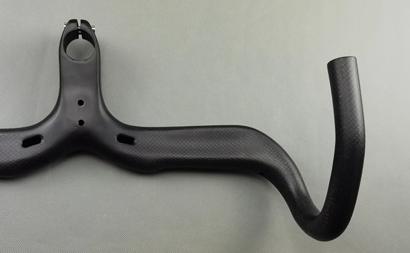 TMAEX 3K Surface New Road Bike Full Carbon One-Integrated Handlebar 28.6mm Carbon Road Handlebars 400/420/440
