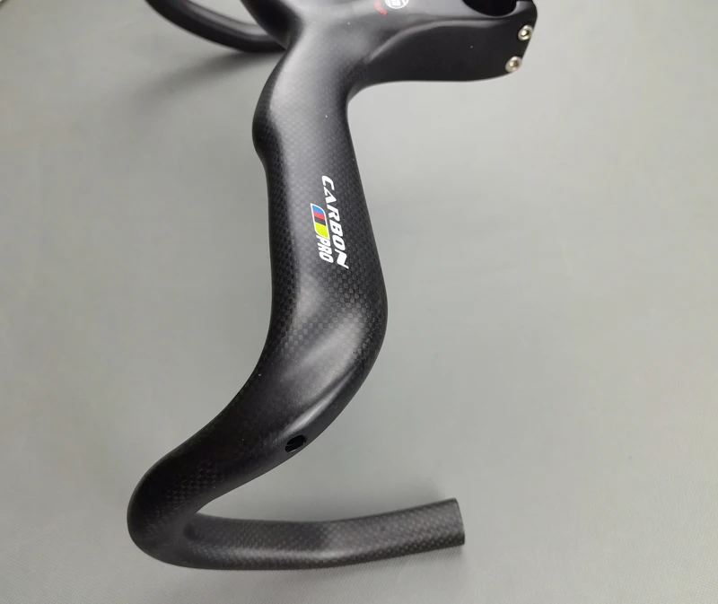 TMAEX 3K Surface New Road Bike Full Carbon One-Integrated Handlebar 28.6mm Carbon Road Handlebars 400/420/440