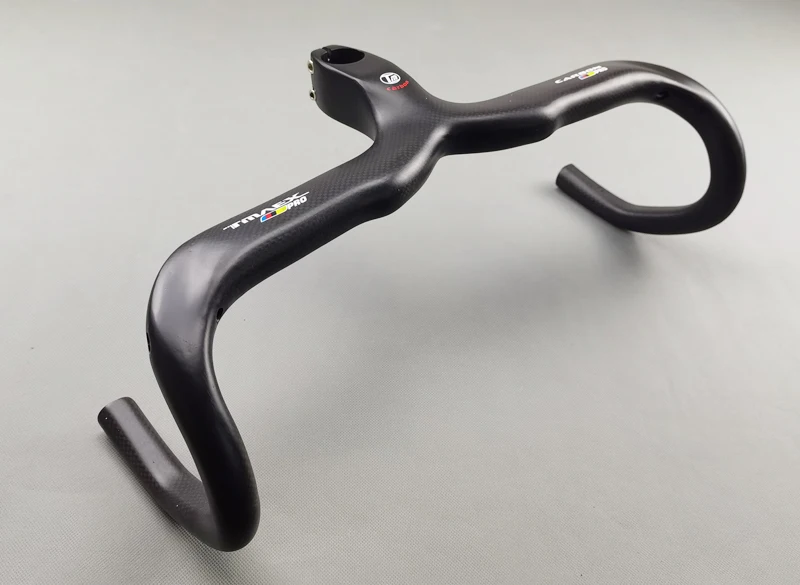 TMAEX 3K Surface New Road Bike Full Carbon One-Integrated Handlebar 28.6mm Carbon Road Handlebars 400/420/440