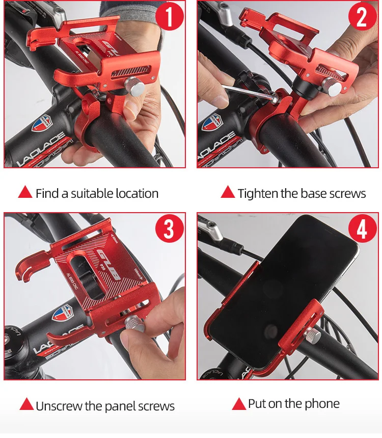 GUB P30 Bike Phone Holder Adjustable 360 Degree Bicycle Phone Stand Mount Riding Cycling MTB Cycling Accessories GUB G85 P10 G81